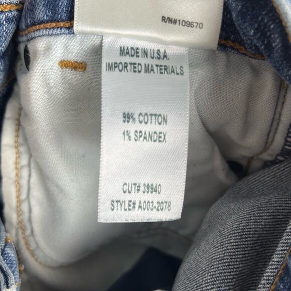 AGOLDE Women's Sophie High Rise Stretch Distressed Ripped Skinny Jeans - Picture 11 of 12